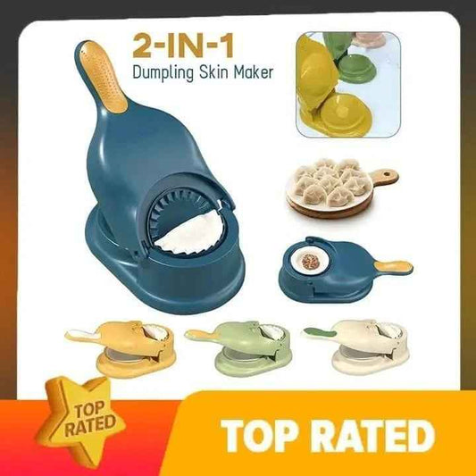 2-in-1 Dumpling & Samosa Maker – Manual Press Mold for Pastry, Dough & Snacks