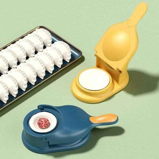 2-in-1 Dumpling & Samosa Maker – Manual Press Mold for Pastry, Dough & Snacks