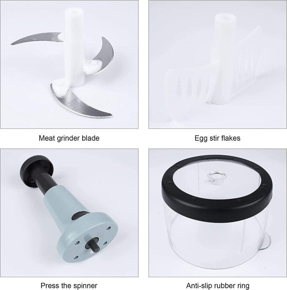 Vegetable Chopper – Manual Kitchen Cutter  Hand Chopper for Vegetables and Fruits  Salad Cutter for Easy Meal Prep  Multi-Purpose Manual Food Chopper  Compact Vegetable Chopper for Kitchen Use