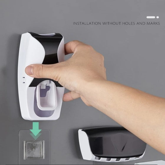 Wall Mounted Toothpaste Dispenser and Toothbrush Holder in Pakistan