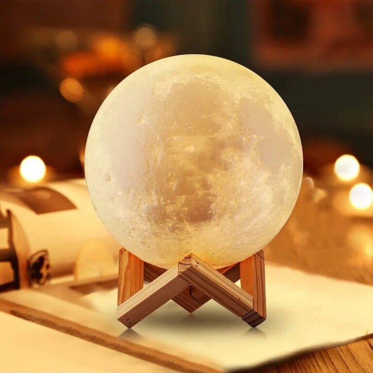 Warm LED Moon Light Lamp for Bedroom in Pakistan