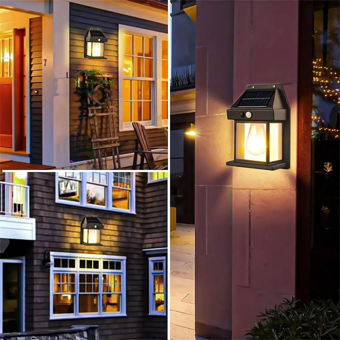 Outdoor Solar Wall Light Waterproof LED Motion Sensor