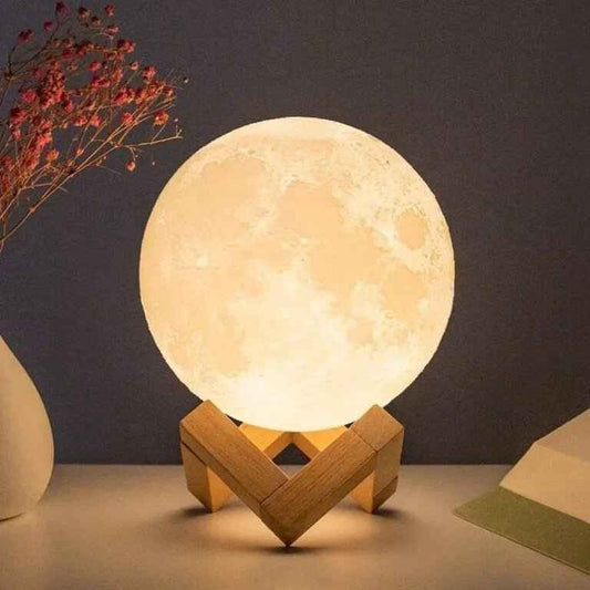 LED Moon Lamp – 3D Lunar Night Light for Bedroom & Home Décor in Pakistan