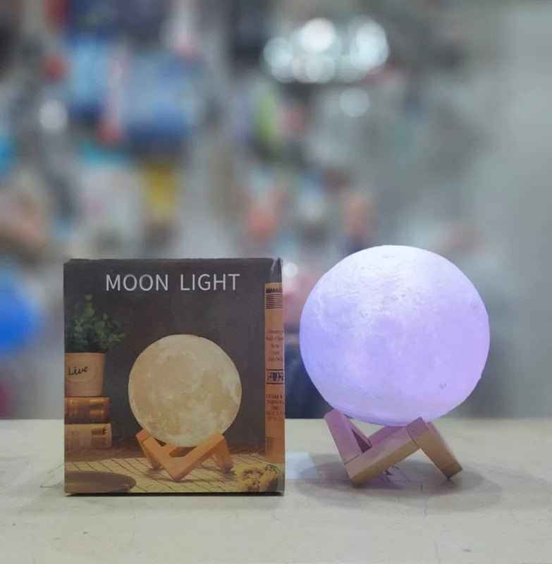 LED Moon Lamp – 3D Lunar Night Light for Bedroom & Home Décor in Pakistan