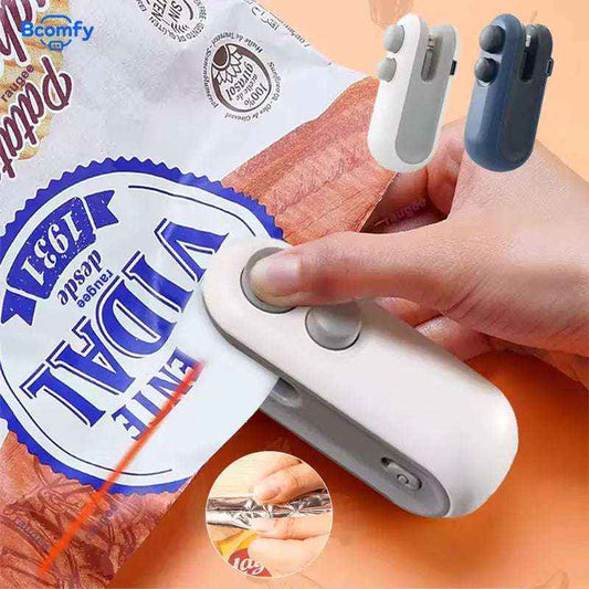 Mini Sealing Machine – Portable Food Bag Sealer, Heat Sealer for Plastic Bags & Snacks