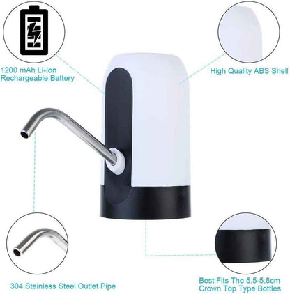 Portable Electric Water Dispenser – USB Rechargeable Automatic Water Pump | Best Water Dispenser Price in Pakistan