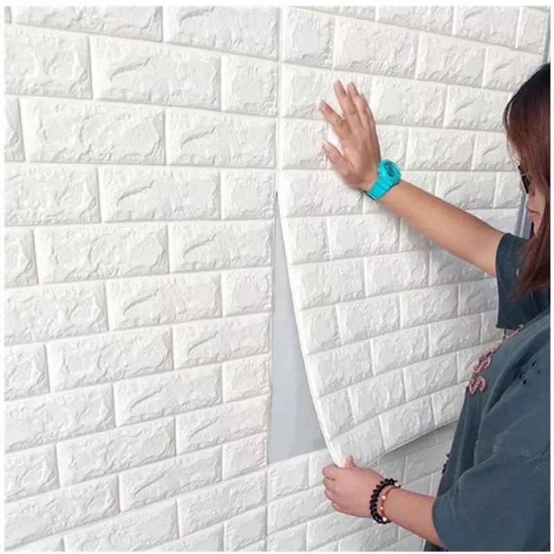 Premium 3D Wall Panels – Peel & Stick Foam Decorative Wall Decals for Bedroom & Living Room Decor
