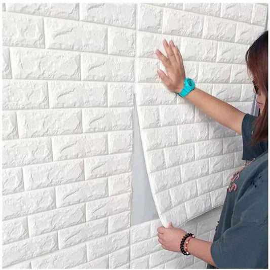 Premium 3D Wall Panels – Peel & Stick Foam Decorative Wall Decals for Bedroom & Living Room Decor