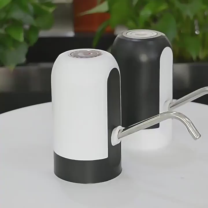 USB rechargeable electric water dispenser demo video