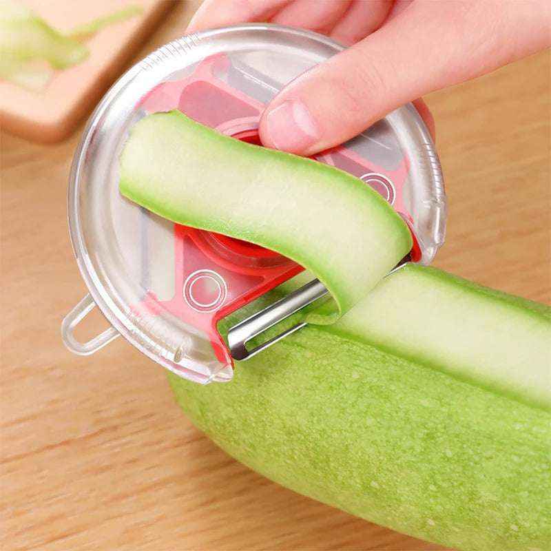 Rotary Vegetable Peeler – 3-in-1 Multi functional Kitchen Tool with Stainless Steel Blades