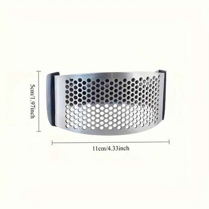 Stainless Steel Garlic Press – Heavy-Duty Manual Crusher & Mincer Tool