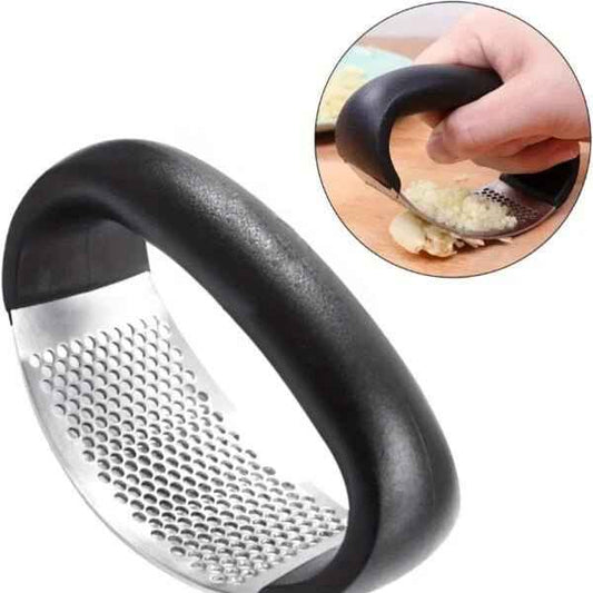 Stainless Steel Garlic Press – Heavy-Duty Manual Crusher & Mincer Tool