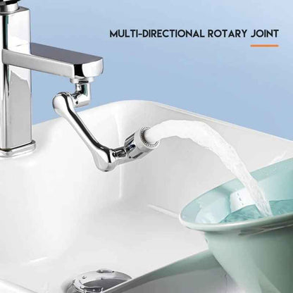 Universal Splash Filter Faucet – 1080° Rotating Kitchen Faucet Sprayer, Water-Saving Sink Aerator