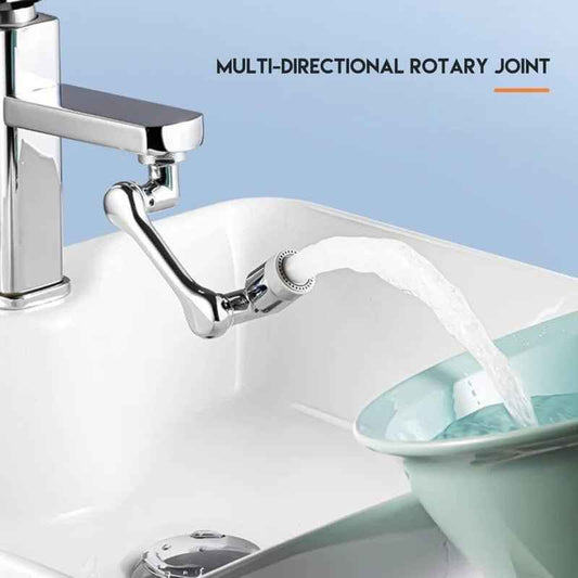 Universal Splash Filter Faucet – 1080° Rotating Kitchen Faucet Sprayer, Water-Saving Sink Aerator