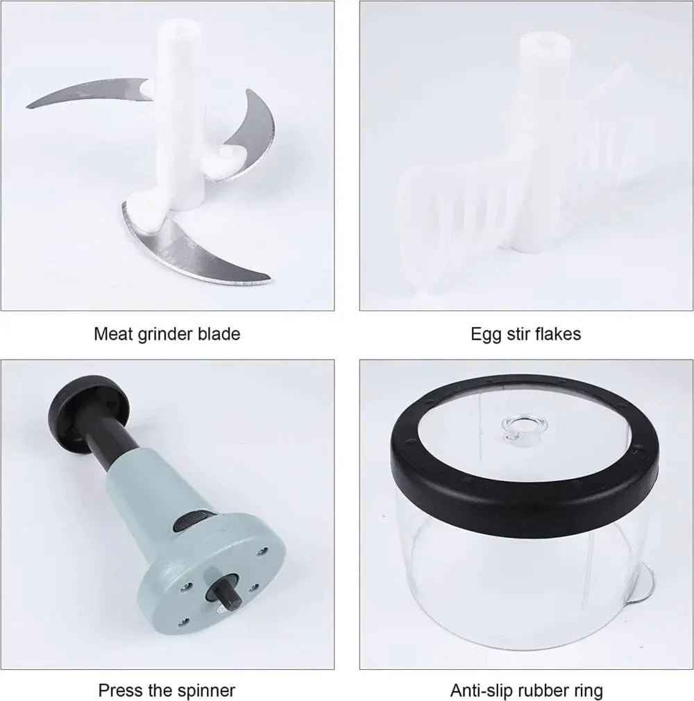 Vegetable Chopper – Manual Vegetable Cutter, Hand Chopper & Salad Cutter for Kitchen