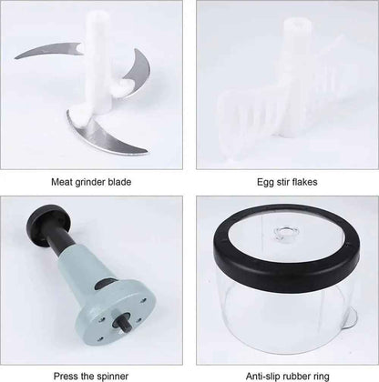 Vegetable Chopper – Manual Vegetable Cutter, Hand Chopper & Salad Cutter for Kitchen