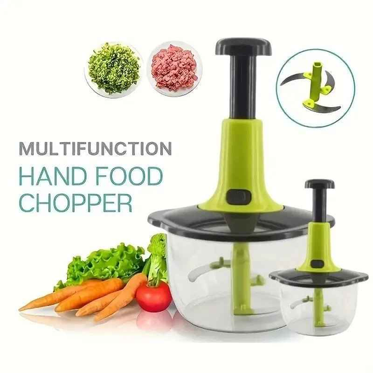 Vegetable Chopper – Manual Vegetable Cutter, Hand Chopper & Salad Cutter for Kitchen