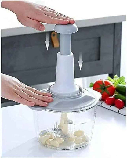 Vegetable Chopper – Manual Vegetable Cutter, Hand Chopper & Salad Cutter for Kitchen